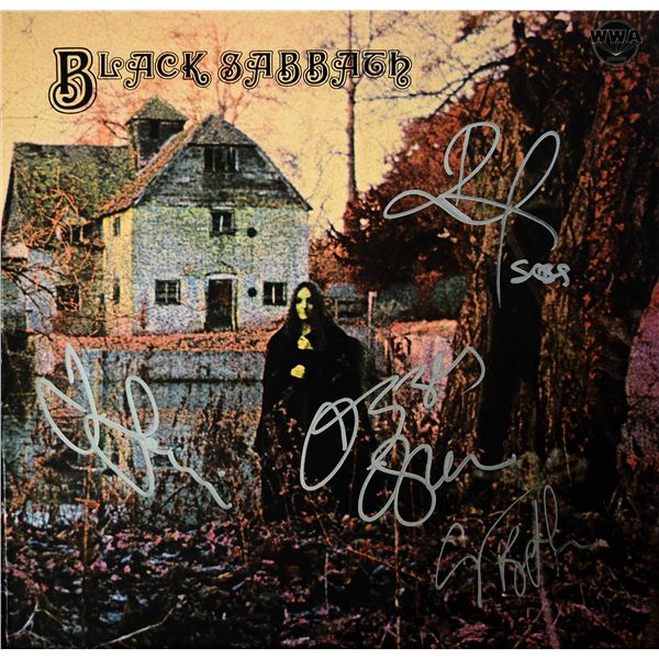 Black Sabbath signed debut album