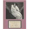 Image 1 : Constance Talmadge signed note