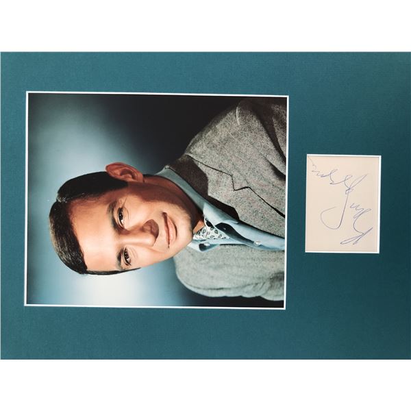 Ben Gazzara custom matte photo and signature cut