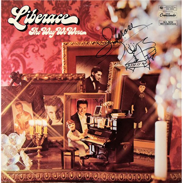 Liberace signed The Way We Were album