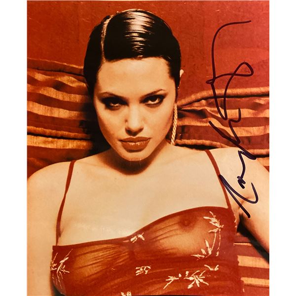 Angelina Jolie signed photo
