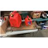 Image 2 : 2 BATTERY CHARGERS, DOOR KNOB, PROPANE TANKS, LIGHT