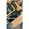 Image 8 : BASKET AND BOX OF TOOLS, SHOP SUPPLIES, SPRAYS, HARDWARE