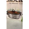 Image 3 : NEW 4QT CROCK POT WITH BOX OF KITCHEN APPLIENCES AND COOKWARE