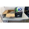 Image 1 : HAMMOCK, QUEENSIZE INFLATEABLE MATTRESS AND BOX OF HARDWARE
