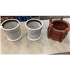 Image 1 : ROBAR CAST IRON SEWER COUPLING AND 2 HARCO D-3034 PVC HEAVY WALLED SEWER PIPE FITTINGS