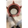 Image 8 : ROBAR CAST IRON SEWER COUPLING AND 2 HARCO D-3034 PVC HEAVY WALLED SEWER PIPE FITTINGS