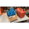 Image 1 : 2 GARDEN HOSES AND GAS CAN