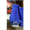 Image 3 : 18 BLUE PARTS BINS
