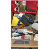 Image 3 : BOX OF CAULKING AND PAINTING SUPPLIES, ROLLERS, PAINT TRAY