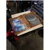 Image 1 : 2 TRAYS OF HANDS FREE MAGNIFIERS AND STAINLES STEEL MESH