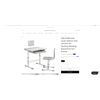 Image 1 : ADJUSTABLE KIDS CHAIR AND TABLE UNASSEMBLED IN BOX