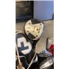 Image 12 : NEW GOLF HEAD COVERS AND 3 BAGS OF GOLF CLUBS