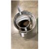 Image 2 : 2 GALVANIZED WATERING CANS AND GALVANIZED PAIL AND WOOD CASE