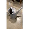 Image 3 : 2 GALVANIZED WATERING CANS AND GALVANIZED PAIL AND WOOD CASE