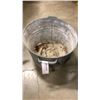 Image 4 : 2 GALVANIZED WATERING CANS AND GALVANIZED PAIL AND WOOD CASE