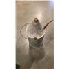Image 7 : 2 GALVANIZED WATERING CANS AND GALVANIZED PAIL AND WOOD CASE