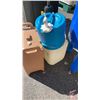 Image 3 : ROLLING BIN WITH POTS AND WATER JUGS