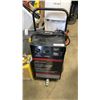 Image 1 : HEAVY DUTY SCHUMACHER BATTERY CHARGER/STARTER MISSING LEAD CLAMP BUT WORKING NEEDS NEW WHEELS