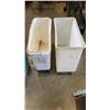 Image 1 : 2 ROLLING BINS