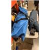 Image 1 : HIDDEN WILD COT WITH SWINGING HAMMOCK CHAIR BOTH WITH CARRY BAGS