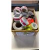 Image 1 : BOX OF HAZARD AND WARNING TAPE