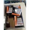 Image 2 : BOX OF NEW DESKTOP CALCULATORS AND AUDIO CORD