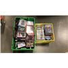 Image 1 : TOTE AND CRATE OF DVDS