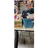 Image 1 : TOTE AND BOX OF HALLOWEEN AND SEASONAL DECORATIONS