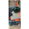 Image 3 : TOTE AND BOX OF HALLOWEEN AND SEASONAL DECORATIONS