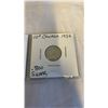 Image 2 : 3 1956 CANADIAN COINS .800 SILVER ELIZABETH II - 50 CENT, 25 CENT, 10 CENT