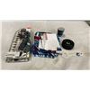 Image 1 : LOT OF HOCKEY COLLECTIBELS INCLUDING MINI NASLUND CANUCKS JERSEYS, CAUCKS OFFICIAL GAME PUCK, BOTTLE