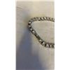 Image 2 : SILVER TONE TENNIS BRACELET WITH WHITE STONES