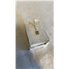 Image 1 : .925 STERLING SILVER PENDANT NECKLACE WITH GOLD OVERLAY AND TINY CZ STONES