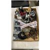 Image 1 : TRAY OF NEW LEATHER NECKLACES, BRACELETS AND MORE