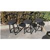Image 1 : 3 SWIVEL BAR STOOLS