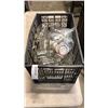 Image 1 : CRATE OF MASON JARS AND LIDS