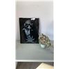 Image 1 : JADE TREE AND FELT PICTURE