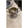 Image 2 : LOT OF SILVER PLATE, TEAPOTS, PLATTER, CREAM AND SUGAR