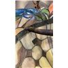 Image 2 : LEADED GLASS CHANDELIER