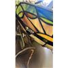 Image 3 : LEADED GLASS CHANDELIER