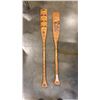 Image 1 : 2 FIRST NATION PAINTED PADDLES