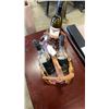 Image 1 : NEW WINE BOTTLE DISPLAY WITH GENUINE GERMAN WINE BARRELL SPIGOT