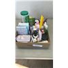Image 1 : TRAY OF OILS, BALMS AND BEAUTY SUPPLIES