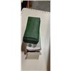 Image 2 : VINTAGE GREEN BROTHER SEWING MACHINE AND ACCESSORIES