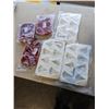 Image 1 : LOT OF NEW SILICONE MOLDS 12 SEMI CIRCLES AND 3 SLICE SHAPED