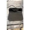 Image 2 : IHOME POWER VALET 2 IN 1 WIRELESS CHARGER ALARM CLOCK - TESTED WORKING, RETAIL $69