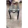 Image 3 : METAL BASE GLASS TOP SOFA TABLE