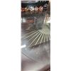 Image 8 : NEW OVAL MIRROR WITH SUNBURST GLASS WALL HANGING AND STITCHED QUEENSIZE COMFORTER