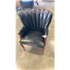 Image 1 : STUDDED CHANNEL BACK ACCENT CHAIR